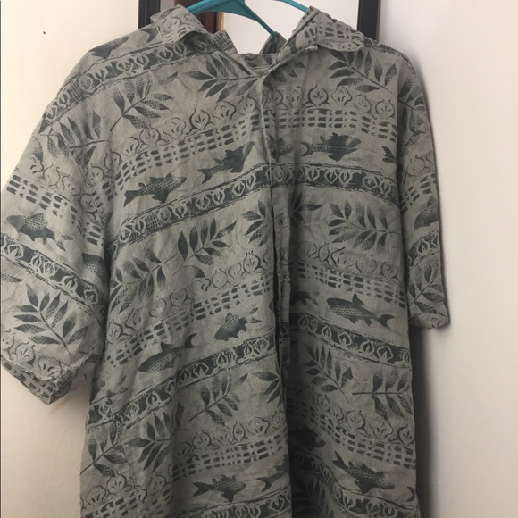 Vintage Bugle Boy Button Down Green Shirt - Picture 2 of 2